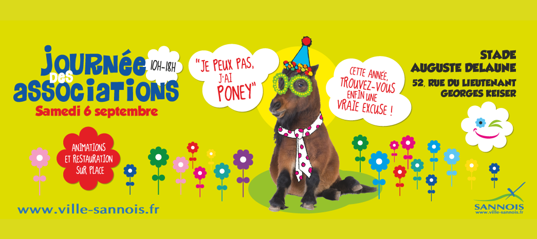 JOURNEE DES ASSOCIATIONS LE SAMEDI 6 SEPTEMBRE 2025 !