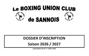 /!\ DOSSIER D'INSCRIPTION SAISON 2026-2027 !