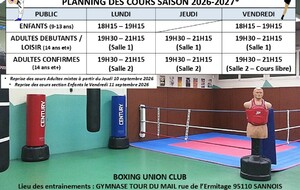 REPRISE DES COURS JEUDI 10 SEPTEMBRE 2026 : ADO/ADULTES +14 ANS / ENFANTS : VENDREDI 11 SEPTEMBRE 2026