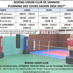 REPRISE DES COURS JEUDI 10 SEPTEMBRE 2026 : ADO/ADULTES +14 ANS / ENFANTS : VENDREDI 11 SEPTEMBRE 2026